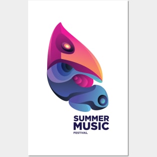 Summer Music Festival Posters and Art